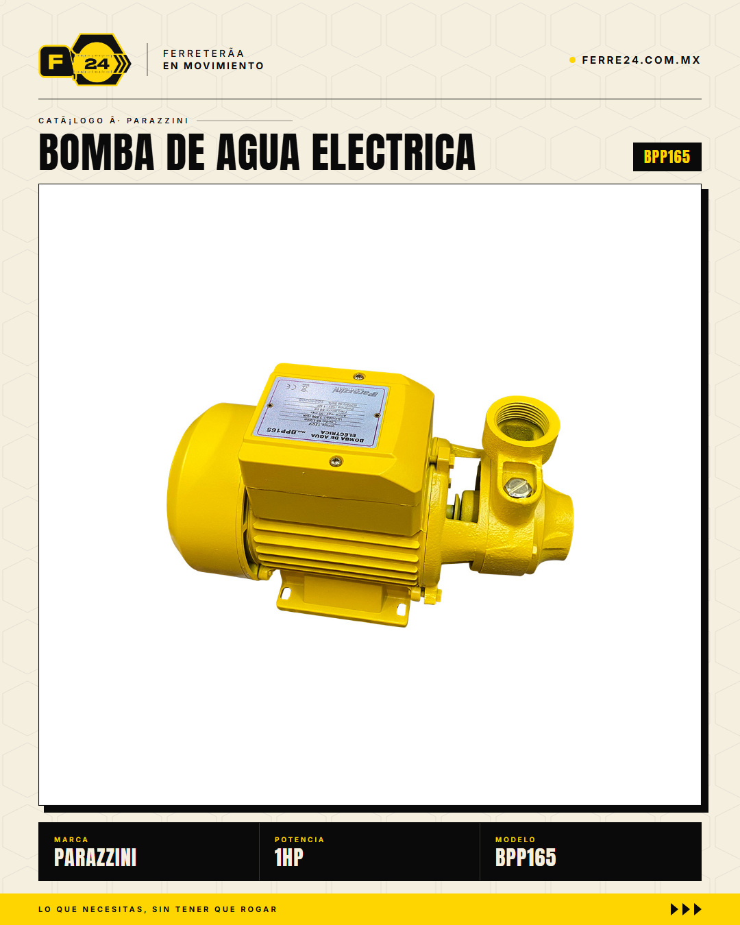 Bomba Parazzini BPP165 — vista alternativa