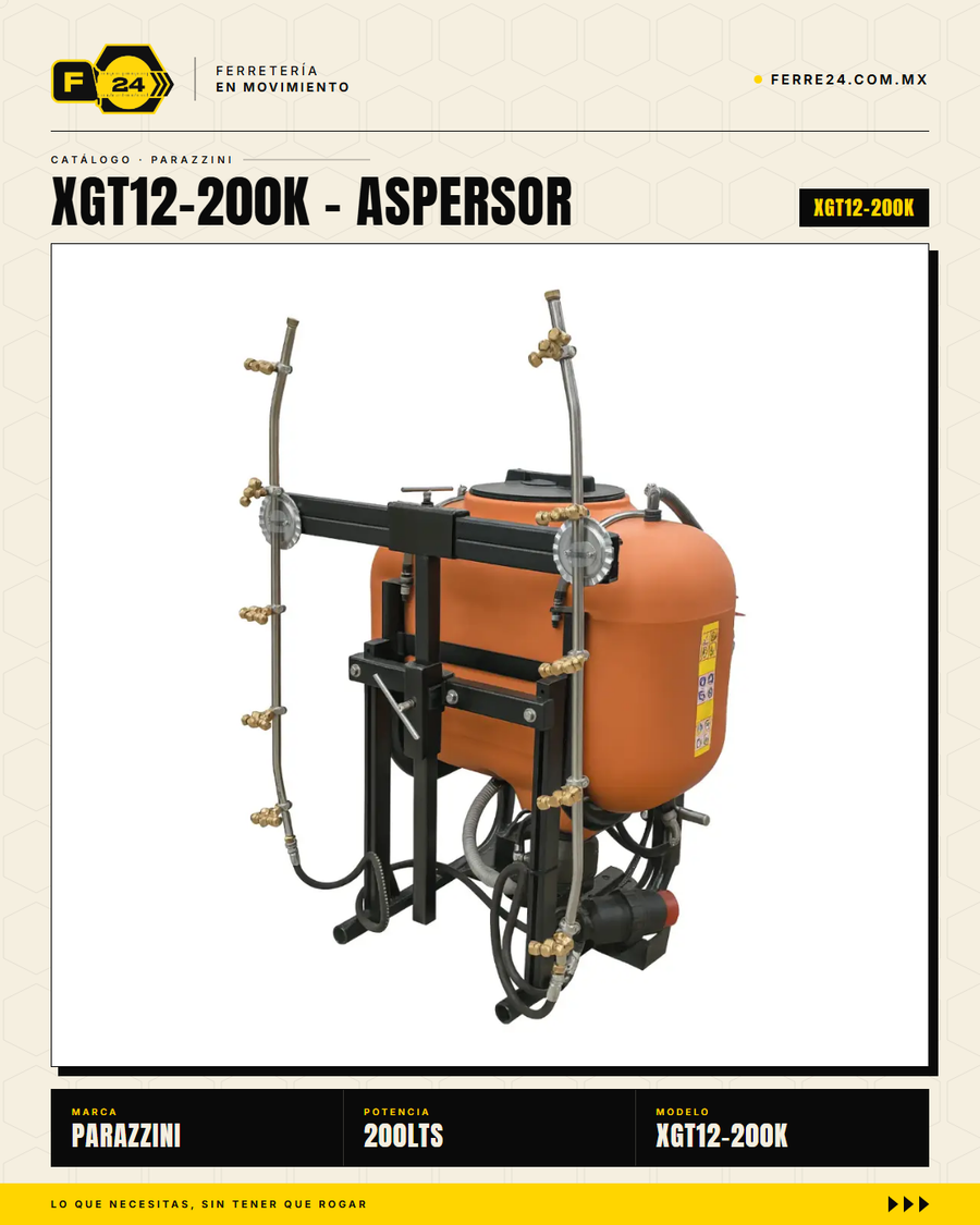 Kit Aspersor Parazzini 200 L, Aguijón 28" y Motor 35 HP · hero_002_backup