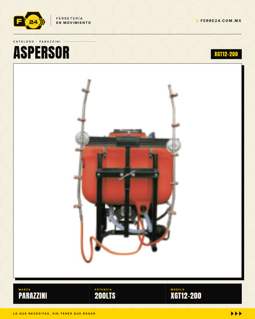 Aspersor Parazzini 200 L Aguilón 28" — PTO, Sin Motor Adicional · hero_002