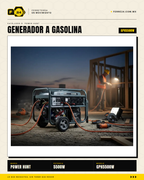 GPH5500W — uso en obra/campo sin electricidad