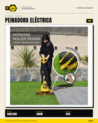 Peinadora Eléctrica 300 W para Pasto Sintético Roll & Comb 141E · life_002