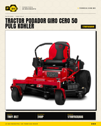 Tractor Podador Giro Cero 50" Kohler 24HP - Troy-Bilt Mustang Z50 · marvelsa_sec_002