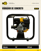 Vibrador de Concreto Parazzini 7 HP a Gasolina — VCP5.5HP · marvelsa_sec_01