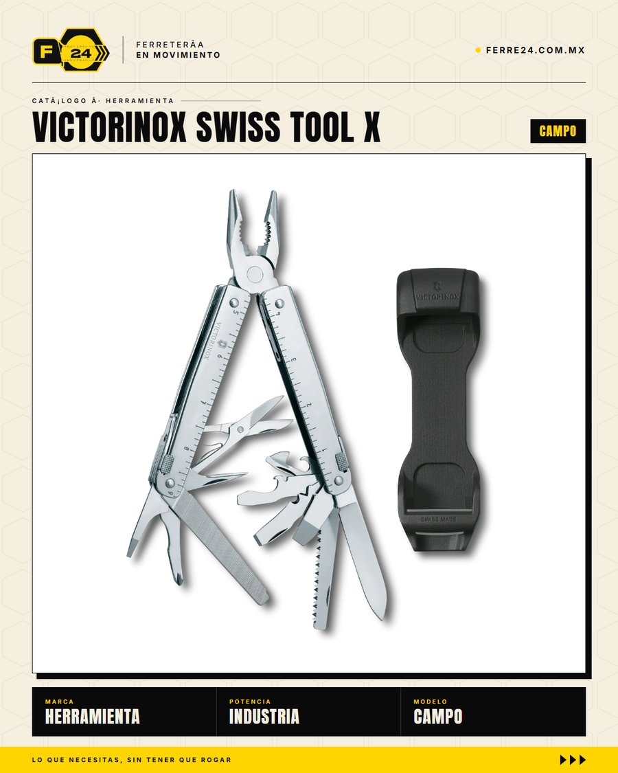 Victorinox Swiss Tool X — Multitool 26 Funciones con Funda Sintética — vista 001