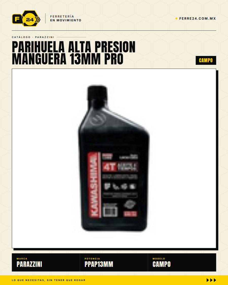 Parihuela Alta Presión Manguera 13 mm PRO — Fumigación Profesional en Grandes Extensiones · sec_001