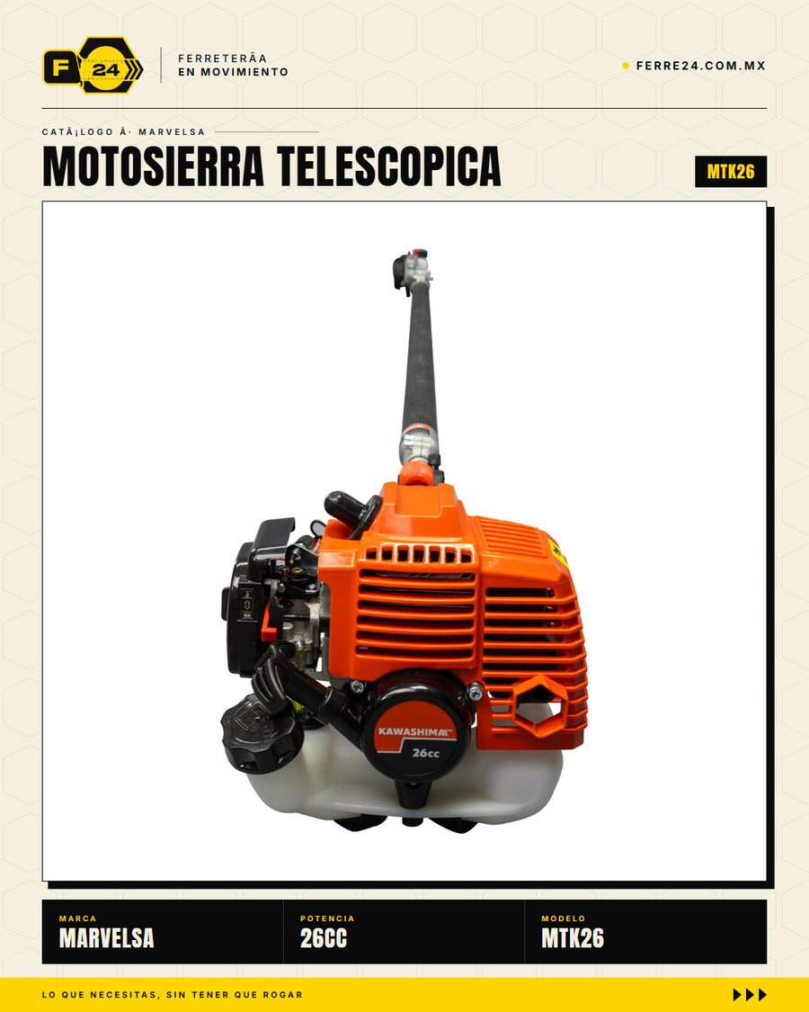 MTK26 — cabezal de corte barra 10 pulgadas