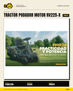 Tractor Podador Parazzini PMR24 — Motor 223cc 4T, 24 Pulgadas, Encendido Eléctrico · sec_001