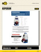 Aspersor de Mochila 26 cc — Motor Honda GX25, Tanque de 25 L · sec_001