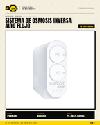 Sistema de Ósmosis Inversa 400 GPD PURIKOR — Compacto sin Tanque · sec_001
