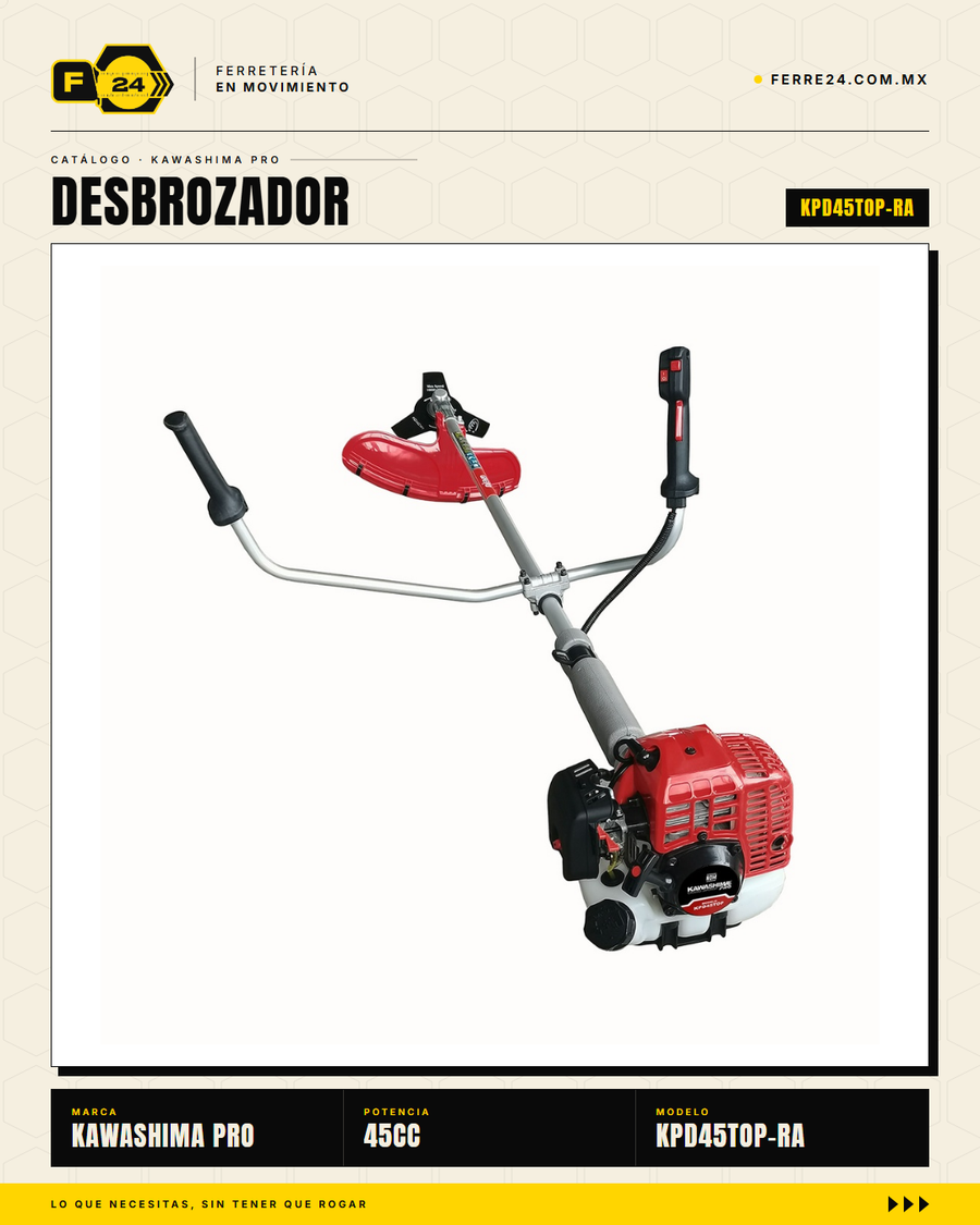 Desbrozadora Kawashima PRO 45cc — Outlet Nuevo · sec_001