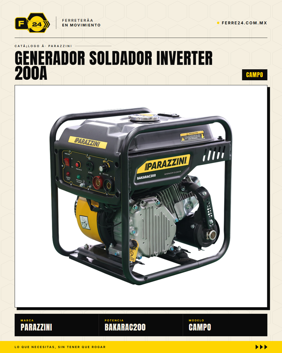 BAKARAC200 — motor 9HP 4T OHV 236cc detalle