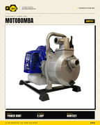 HUNT521 — motor 52cc 2T detalle