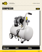 Compresor Power Hunt 50 L — Libre de Aceite, Doble Conexión Rápida · sec_001