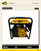Generador portátil Parazzini GP31200: motor 3HP, 1,200W máx, tanque 6.3 L, 7 h de autonomía. Respaldo confiable para hogar, campo y emergencias desde $4,769 MXN. · sec_001
