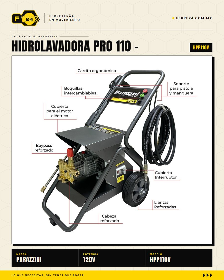 Parazzini HPP110V — vista lateral