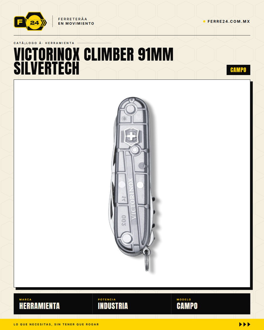 Victorinox Victorinox Climber 91mm SilverTech — Navaja 18 Funciones — vista alternativa