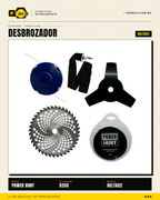Desbrozadora Power Hunt DELTA52 52 cc — Con Cuchilla de Fábrica · sec_001