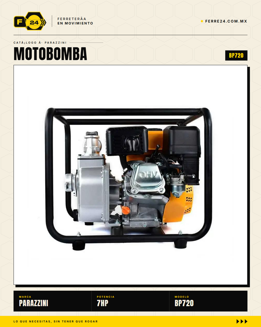 BP720 — motor 7HP 4T OHV