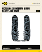 Victorinox Huntsman 91mm Camuflaje Naval — 15 Funciones — vista alternativa