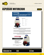 Aspersor de Mochila 35 cc — Motor Honda GX35, Tanque de 25 L · sec_001