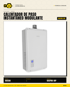 Calentador de Paso Instantáneo Modulante KASSAI KASPRO-16P — 16 L · sec_001