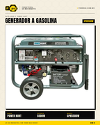 GPH5500W — motor 15HP 4T detalle