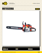 Motosierra Kawashima Dakota 45cc — Barra 18 pulgadas · sec_001