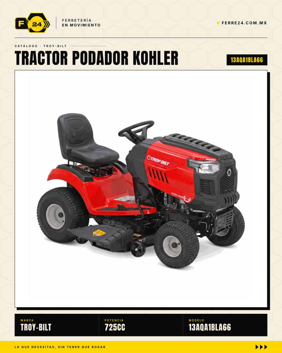 Tractor Podador Troy-Bilt Super Bronco 50" — Motor Kohler 725cc · sec_001