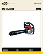 Motosierra Kawashima Dakota 38cc — Barra 16" con Kit Completo · sec_001