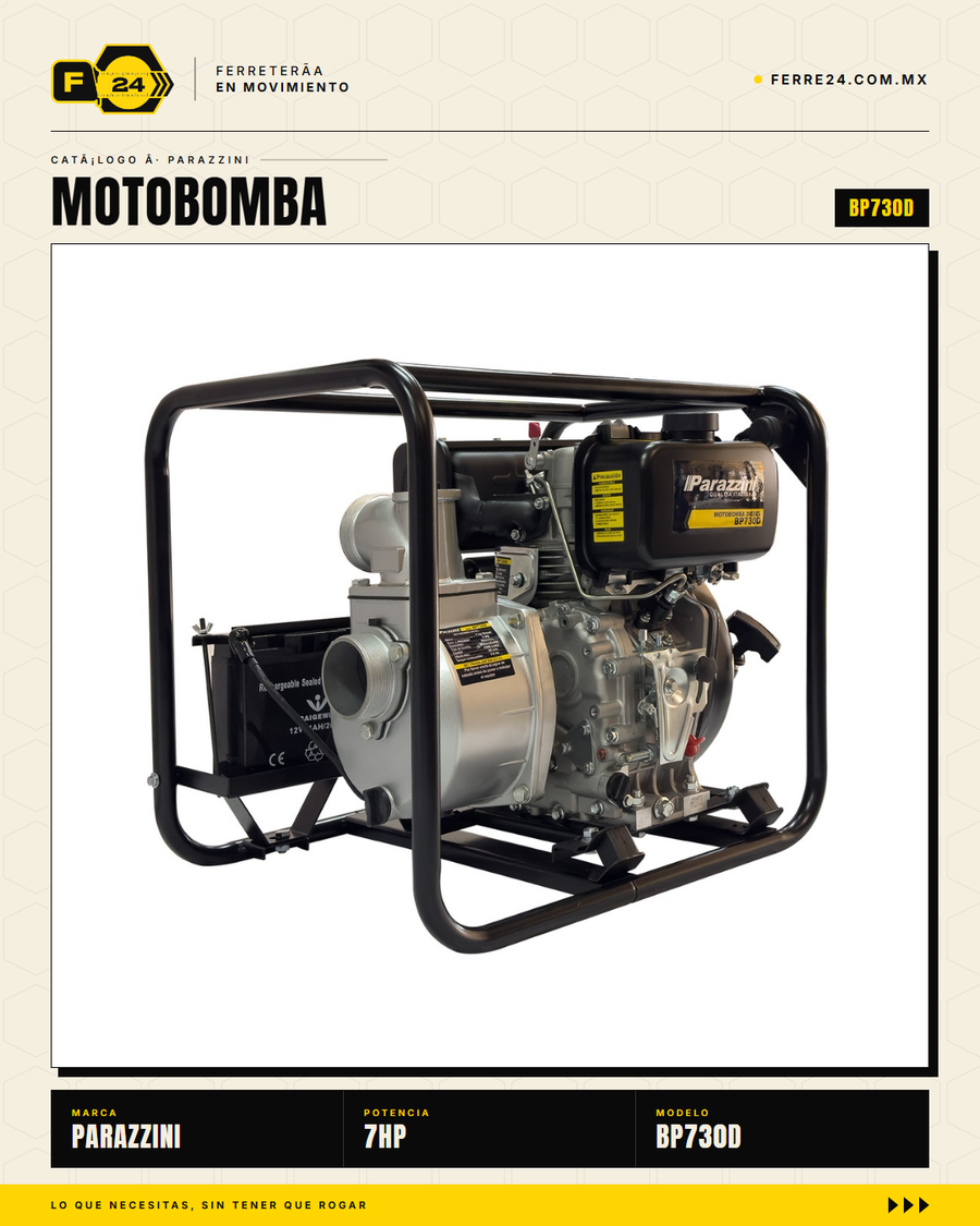 Parazzini BP730D — ficha técnica