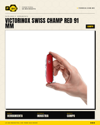 Victorinox Swiss Champ 91mm Rojo — Navaja Multiusos 33 Funciones — vista 001