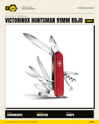 Victorinox Huntsman 91mm Rojo — 15 Funciones con Sierra — vista alternativa