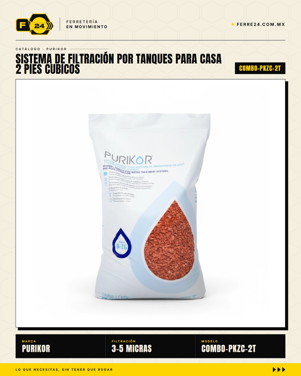 Sistema de filtración por tanques para casa completa — Purikor · sec_002