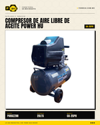 Compresor Power Hunt 25L — kit incluido