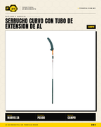 Kawashima PG500 — sistema telescópico de clip
