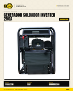 Parazzini BAKARAC300 — Generador Soldador Inverter 250A Gasolina · sec_002