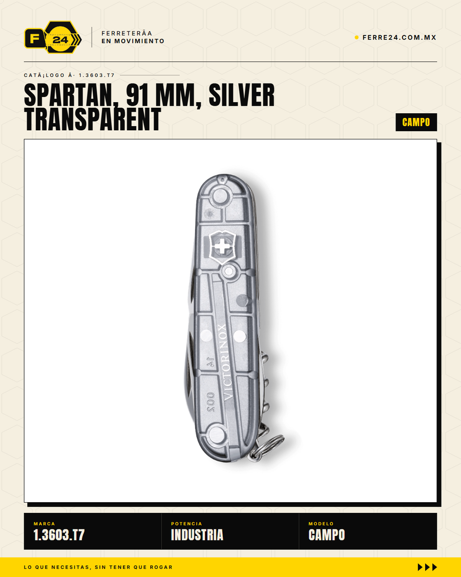 Victorinox Spartan 91mm SilverTech — Navaja 16 Funciones — vista alternativa