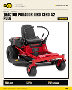 Tractor Podador Giro Cero 42" 547cc Troy-Bilt Mustang Z42 · sec_002