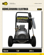 Hidrolavadora Industrial Trifásica 5.5 kW · 3,191 PSI Parazzini Pro · sec_002