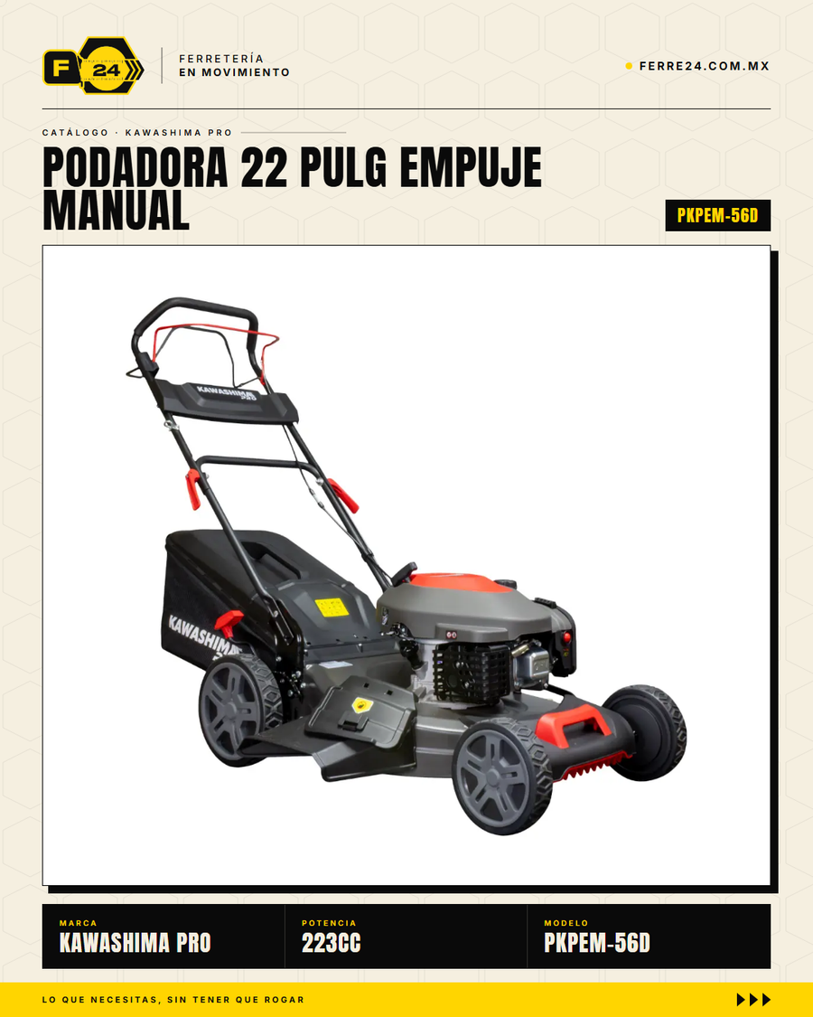 Podadora Kawashima Pro PKPEM-56D 22" 223cc 3-en-1 · sec_002