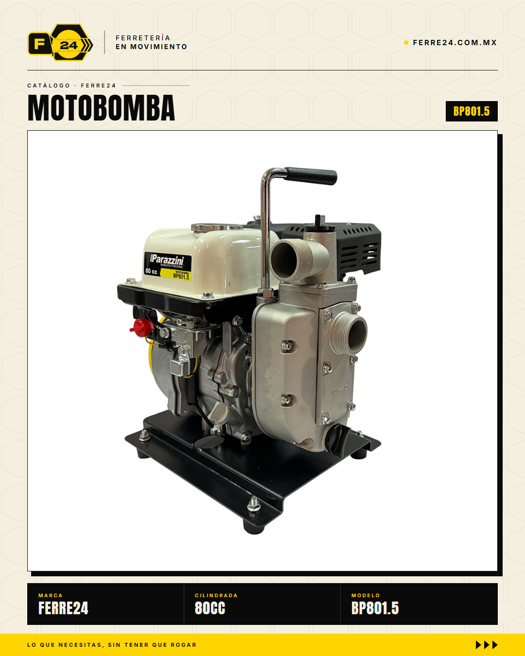 Motobomba Autocebante 80 cc — 1.5", 14 kg · sec_002