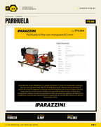 Parihuela 6.5 HP Acero — 40 bar, Kit Completo · sec_002