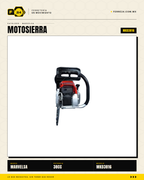 Motosierra Kawashima Dakota 38cc — Barra 16" con Kit Completo · sec_002