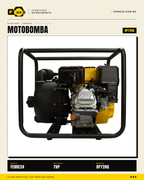 Motobomba para Químicos 7 HP — 2", Autocebante · sec_002