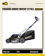 Podadora Autopropulsada 21" — 180 cc, Chasis de Acero y Triturado · sec_002
