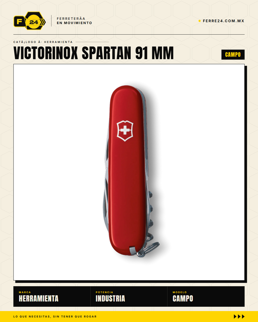 Victorinox Spartan 91mm Rojo — Navaja 16 Funciones — vista alternativa