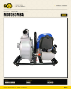 Motobomba Kawashima BK5015 50 cc — 1" y 1.5", 30 m · sec_002