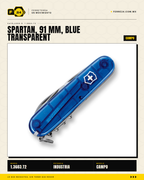 Victorinox Spartan 91mm Azul Transparente — Navaja 16 Funciones — vista alternativa
