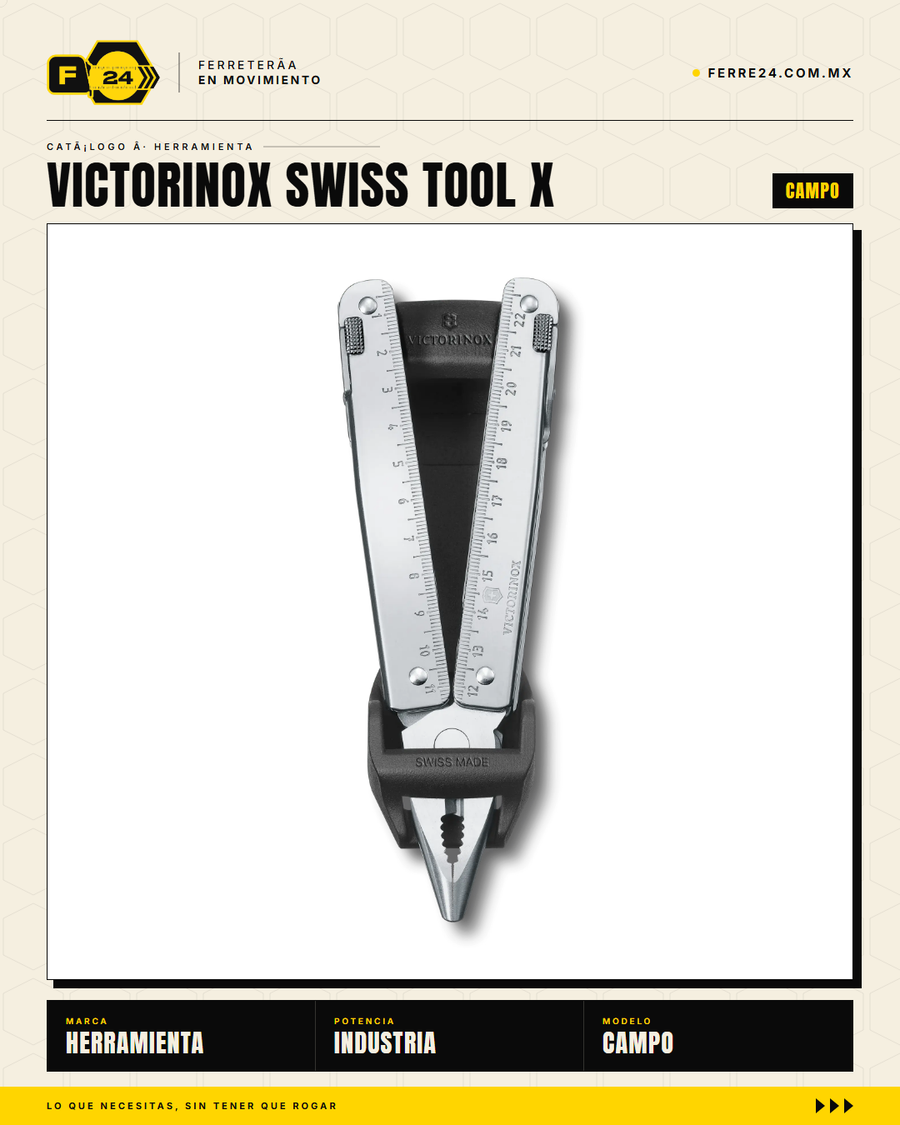 Victorinox Swiss Tool X — Multitool 26 Funciones con Funda Sintética — vista 002