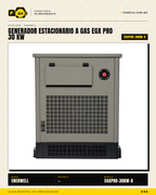 Generador Estacionario a Gas 30 kW — EGX PRO · sec_002